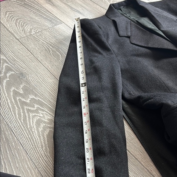 Ermenegildo Zenga 100% Cashmere Dark Grey/ Black Jacket - Picture 13 of 16